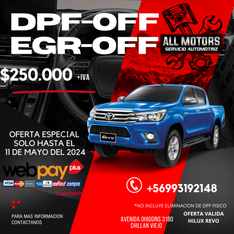 DPF-OFF EGR-OFF